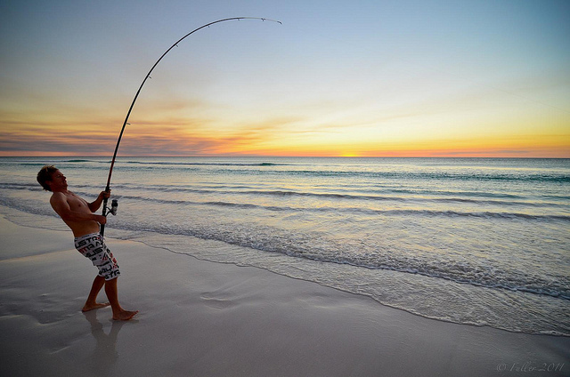 Tim catches a big one