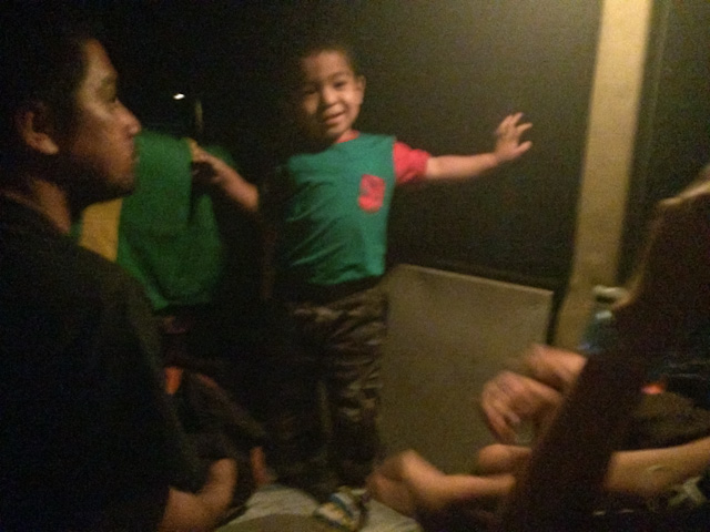 Introducing the father, son, and two sacks of rice