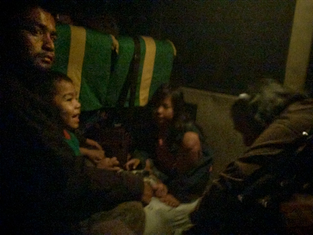 Father, son, and half the second family.