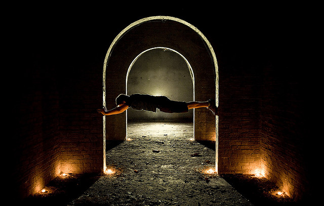 night urban exploration in Brisbane