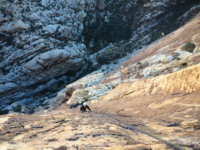 the longest and scariest day of climbing in my life. Nightmarish chimneys which I do not recommend, and 14 hours of hiking and climbing before we made it back to camp.