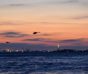 Manhattan Night Birds (and helicopters)